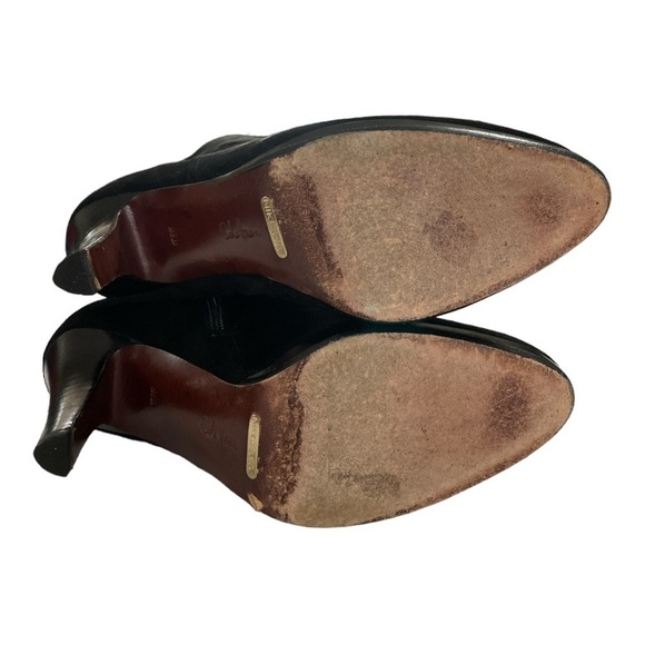 Cole Haan Nancy Nike Air Tall Black Suede Riding Boots with Tassel, size 8.5 - Picture 6 of 10